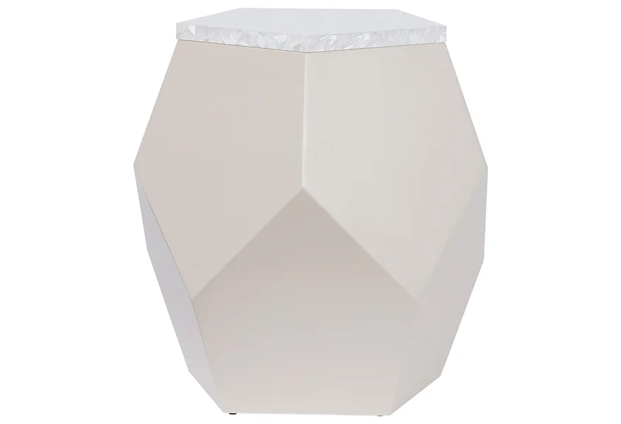 Love. Joy. Bliss.-Miranda Kerr Home Geo End Table by Universal at Powell's Furniture and Mattress