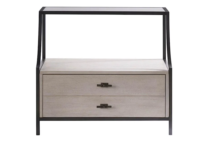 Midtown Stone Top Nightstand by Universal at Powell's Furniture and Mattress