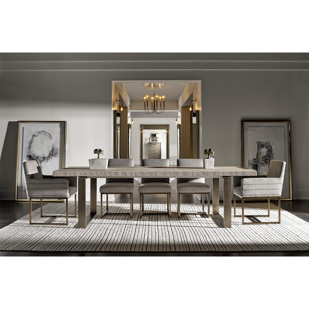 Universal Modern Rectangular Dining Table