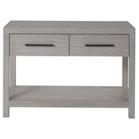 Contemporary 2-Drawer Nightstand