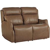 Transitional Watson Motion Loveseat with Power Recline