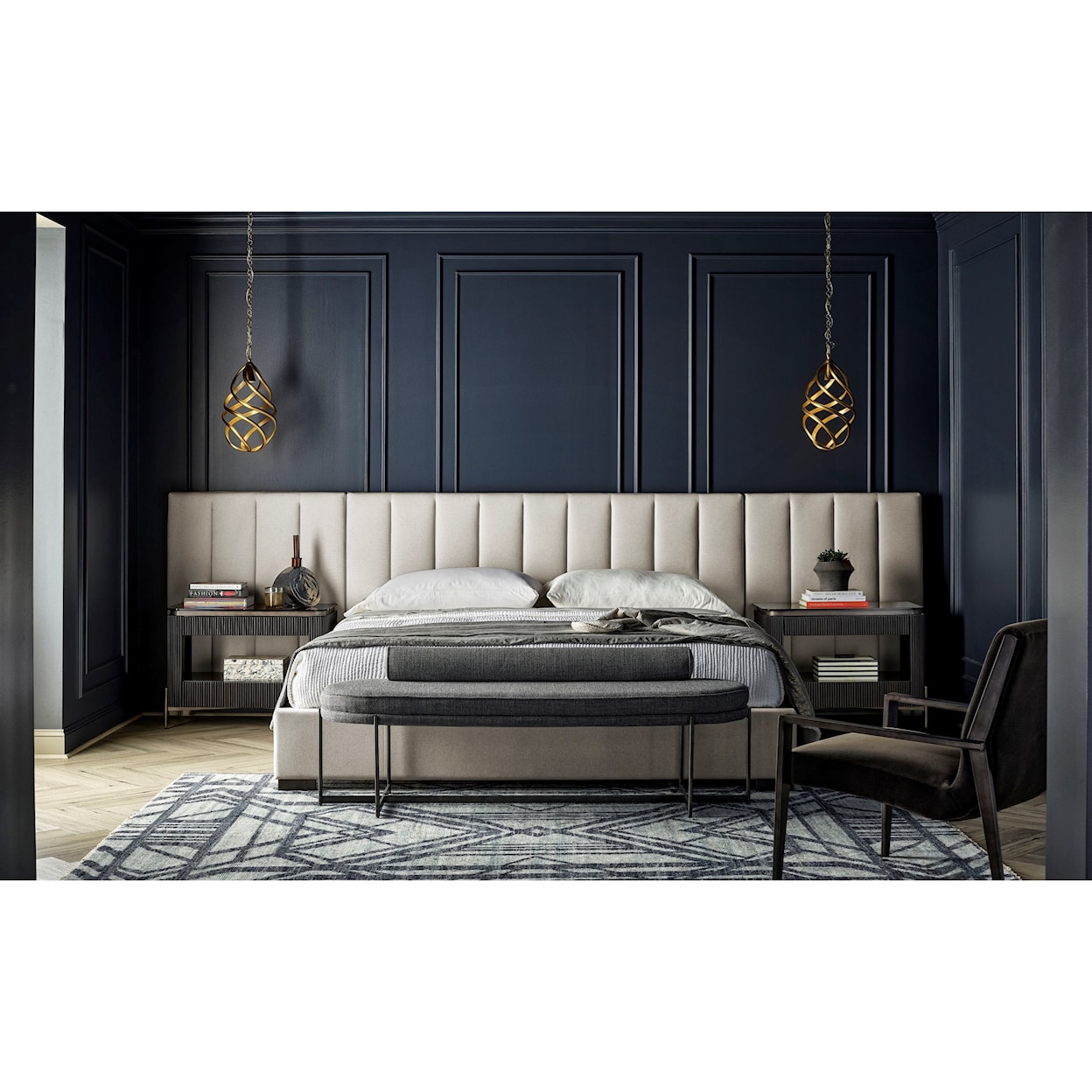 Universal Nina Magon 941 King Bedroom Group