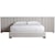 Universal Nina Magon 941 Magon Queen Upholstered Bed with Wall Panel and Vertical Tufting