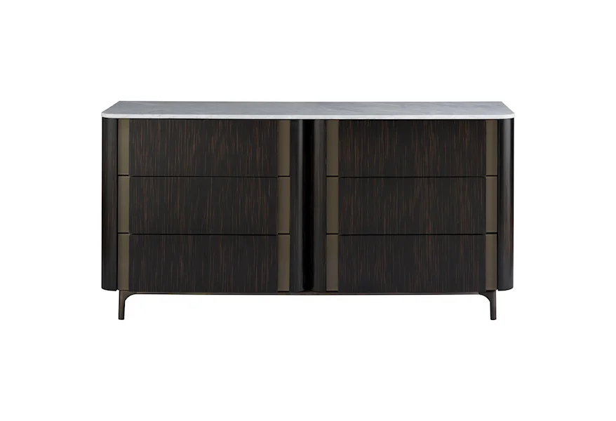 Nina Magon 941 Drawer Dresser by Universal at Powell's Furniture and Mattress
