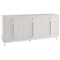 Glam Credenza with Adjustable Shelving
