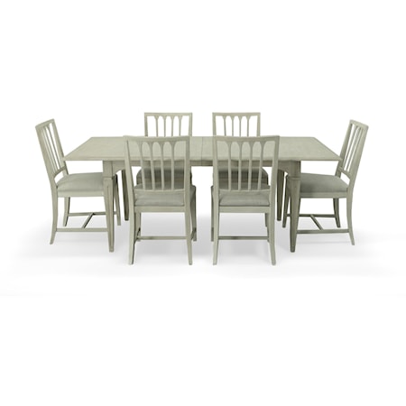Table and 6 Chairs Dining Set