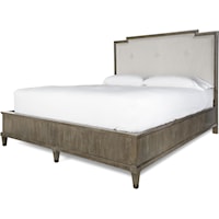 California King Harmony Bed with Upholstered Headboard