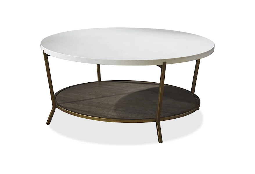 Playlist Round Cocktail Table by Universal at Wayside Furniture & Mattress