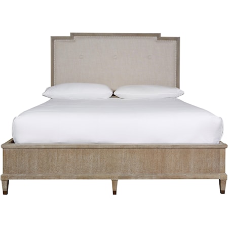 Queen Harmony Bed with Upholstered Headboard