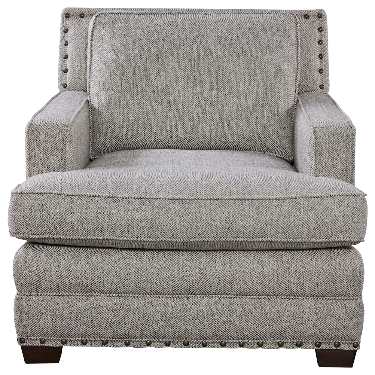 Universal Riley Upholstered Chair & Ottoman Set
