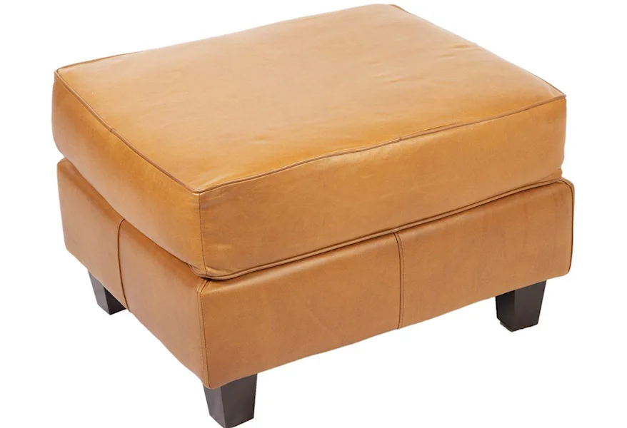 4450 USA BUTTERSOFT OTTOMAN by USA Premium Leather at Howell Furniture