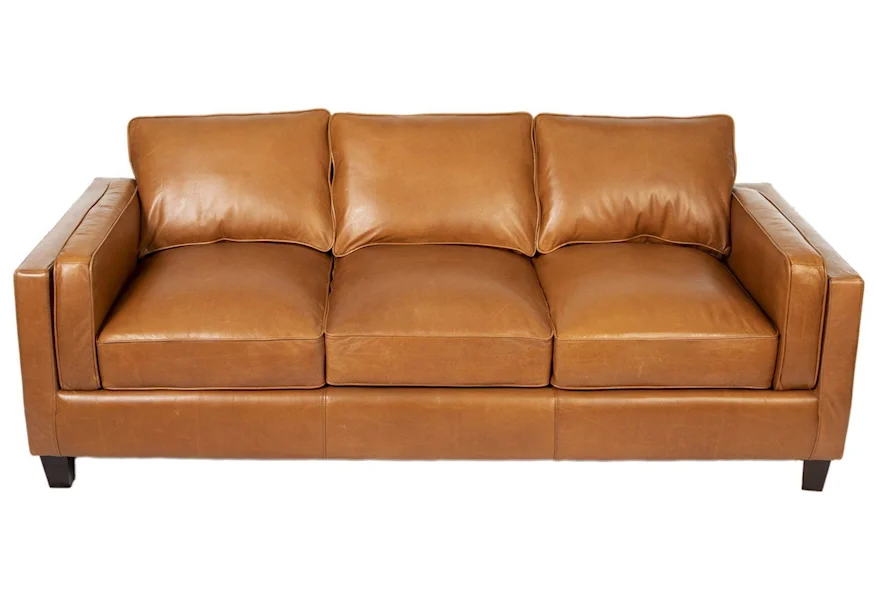 4450 USA Buttersoft Sofa by USA Premium Leather at Howell Furniture