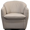 USA Premium Leather 4455 USA Pebble Bone Swivel Chair