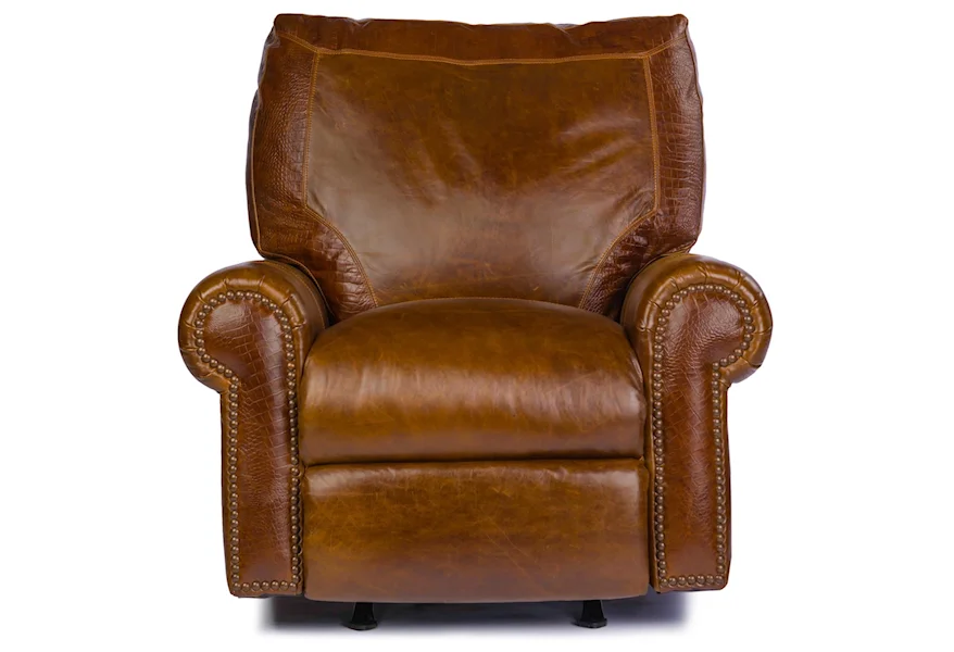 4955 Power Recliner by USA Premium Leather at Godby Home Furnishings