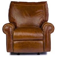 Traditional Leather Rocker Recliner