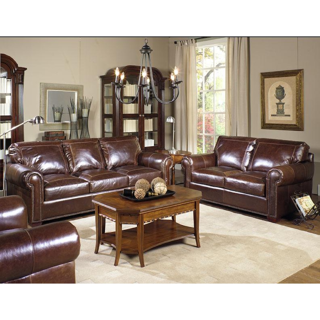 USA Premium Leather 4955 Loveseat