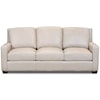 USA Premium Leather 6350 Modern Top Grain Leather Sofa