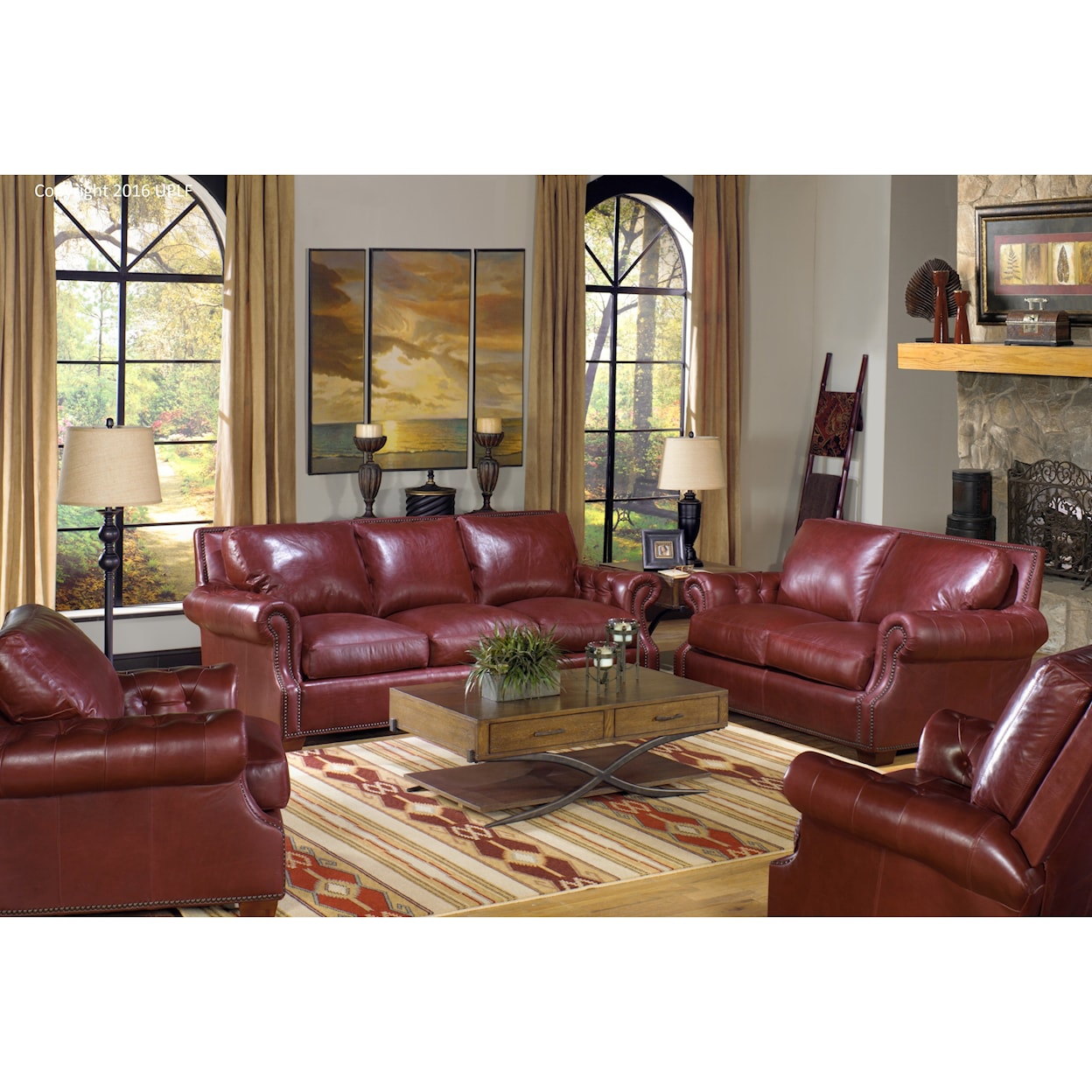 USA Premium Leather 7655 Chair