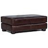 USA Premium Leather 9750 Cocktail Ottoman