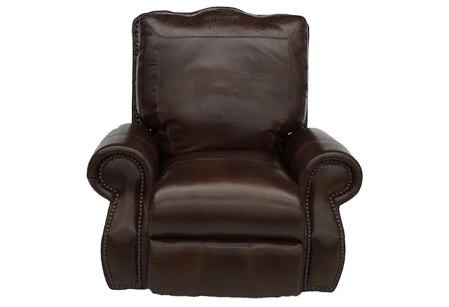9750 Rocking Recliner by USA Premium Leather at Sam's Furniture Outlet