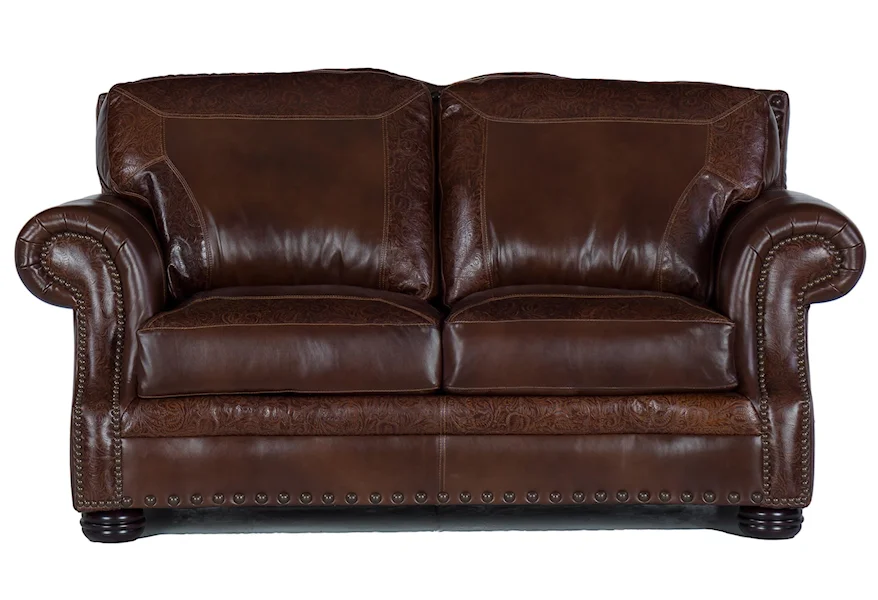 9750 Loveseat by USA Premium Leather at Howell Furniture
