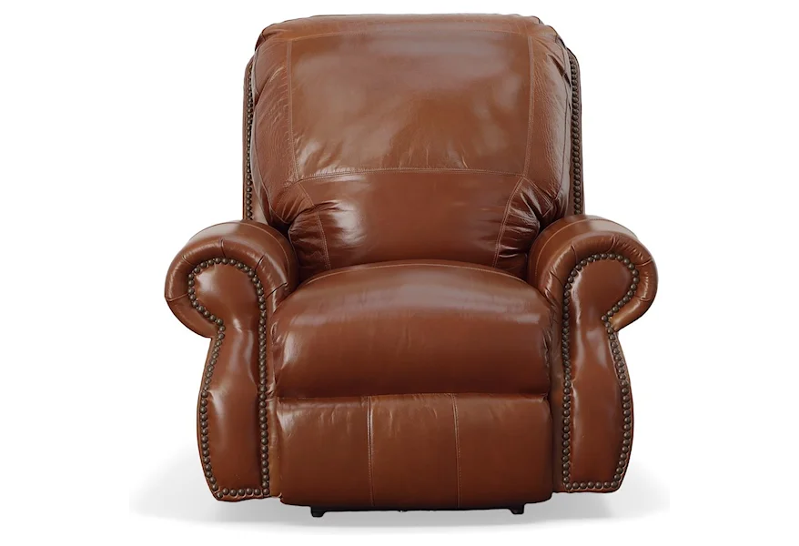 Brandy Brandy Recliner by USA Premium Leather at Johnson's Furniture