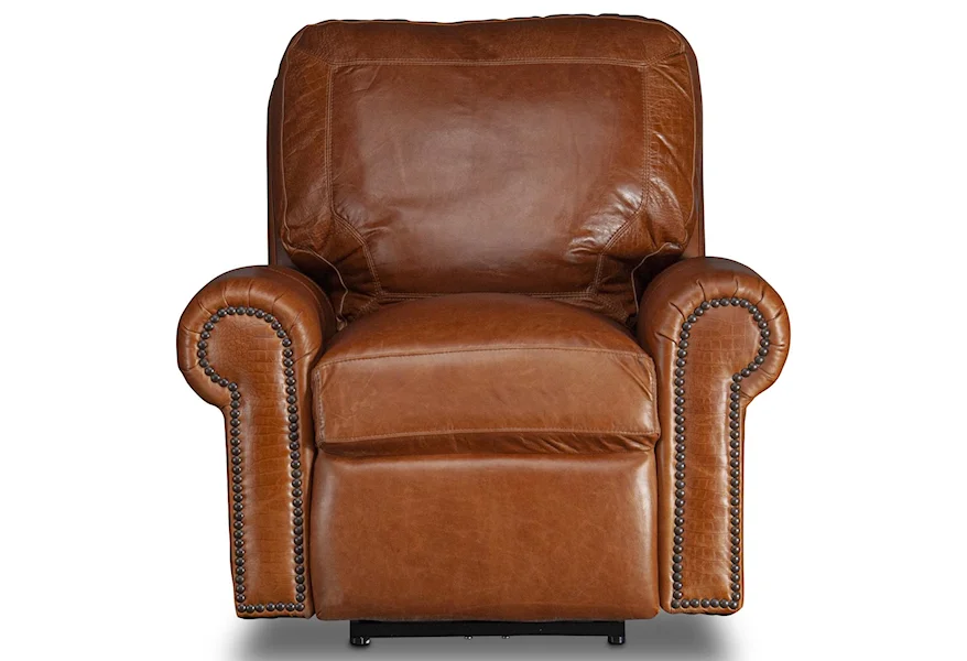 Carrick Carrick Power Leather Recliner by USA Premium Leather at Morris Home