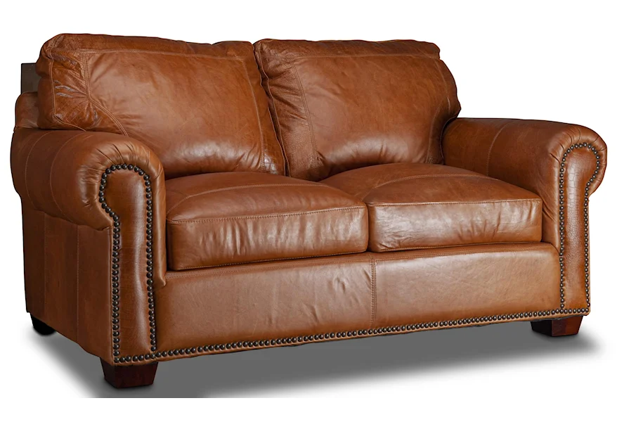 Carrick Carrick Leather Loveseat by USA Premium Leather at Morris Home