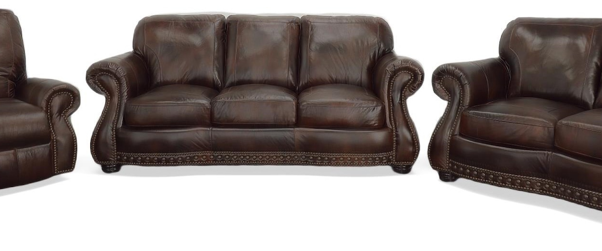 Cowboy Chesterfield Leather Set