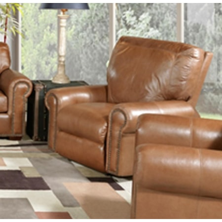 Power Leather Recliner