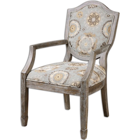 Valene Weathered Accent Chair