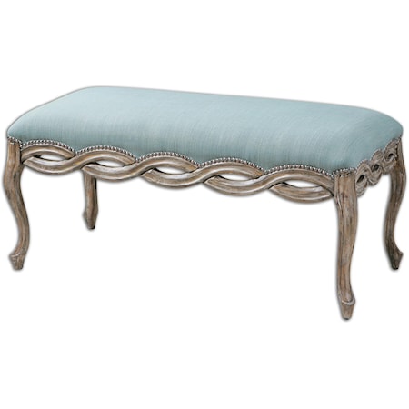 Kylia Sky Blue Bench