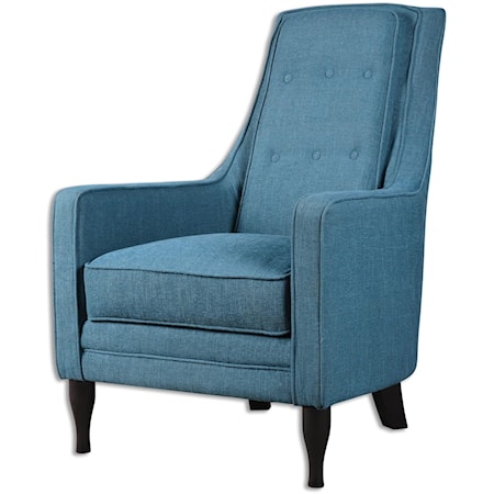 Katana Peacock Blue Armchair