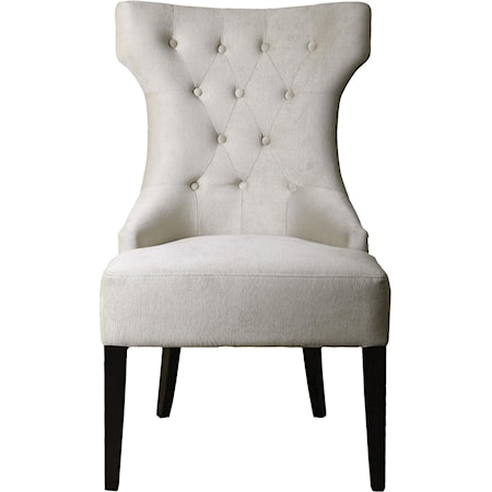 Arlette Tufted Wing Chair