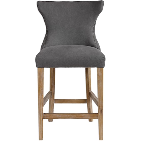 Gamlin Gray Counter Stool