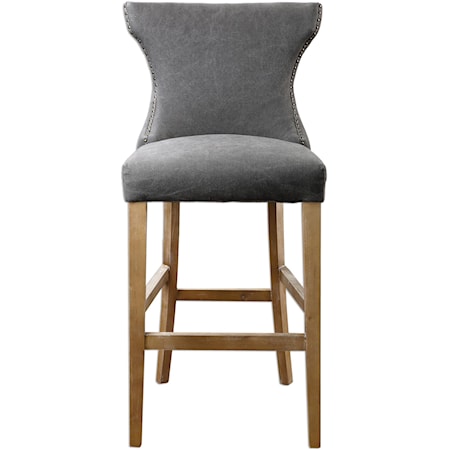 Gamlin Gray Bar Stool