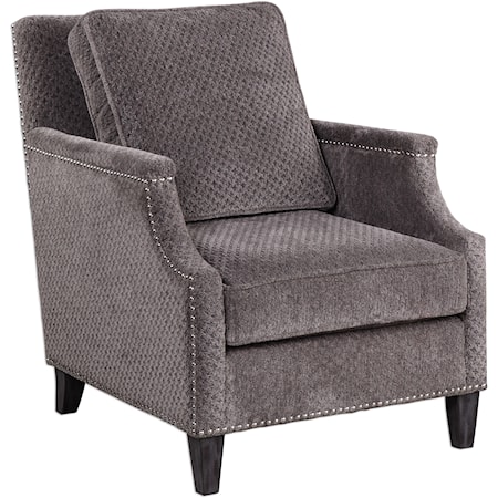 Dallen Pewter Gray Accent Chair