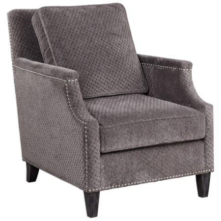 Dallen Pewter Gray Accent Chair