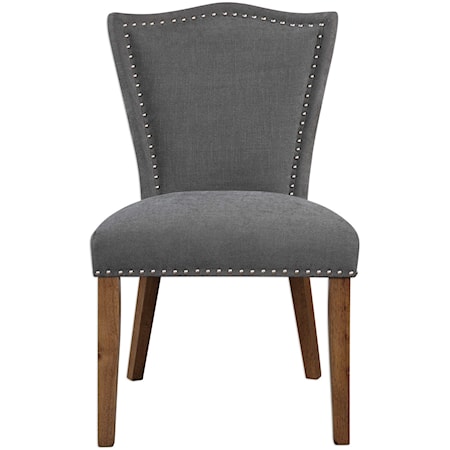 Ruhls Gray Armless Chair