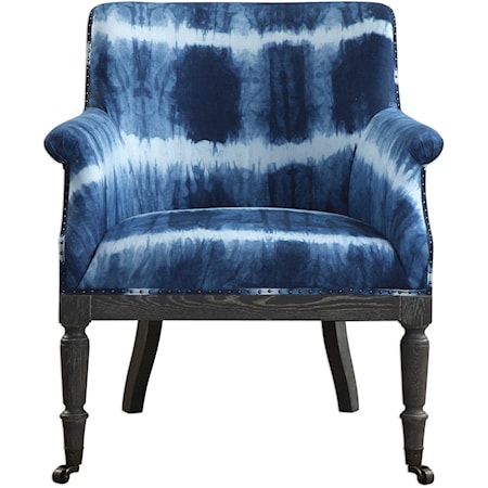 Royal Cobalt Blue Accent Chair