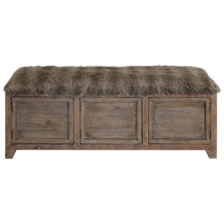 Truett Wooden Storage Bench