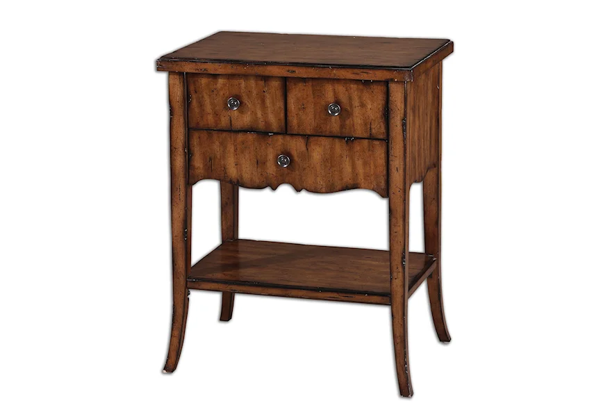 Accent Furniture - Occasional Tables Carmel End Table by Uttermost at Swann's Furniture & Design