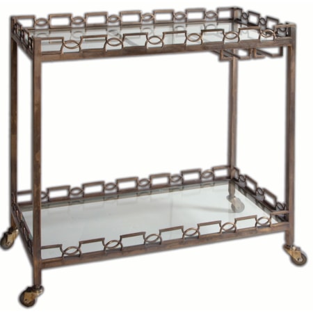 Nicoline Iron Serving Cart