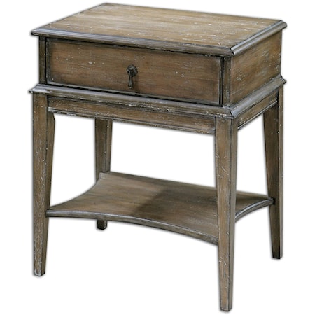 Hanford Weathered Accent Table