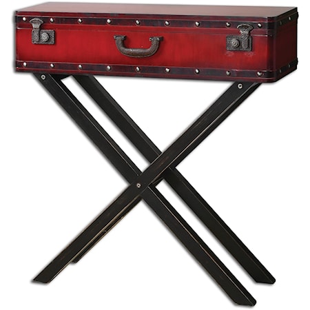 Taggart Red Console Table