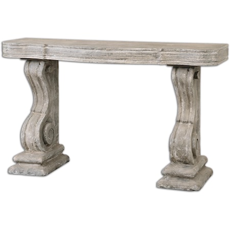 Partemio Distressed Console Table