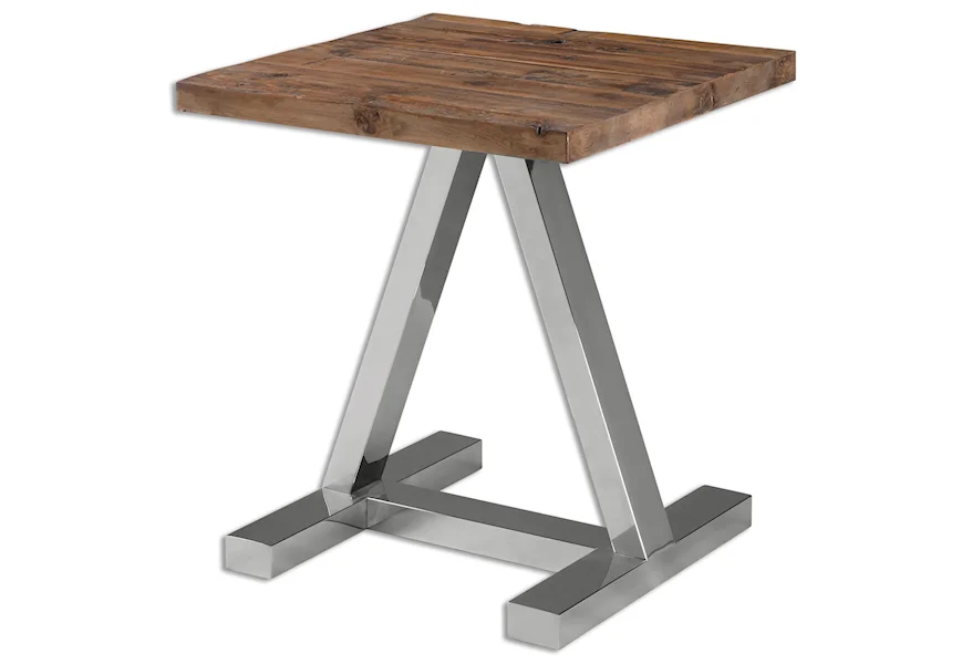 Accent Furniture - Occasional Tables Hesperos Wooden Side Table by Uttermost at Michael Alan Furniture & Design