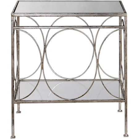 Luano Silver End Table