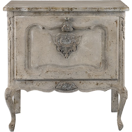 Fausta Aged Ivory Accent Chest