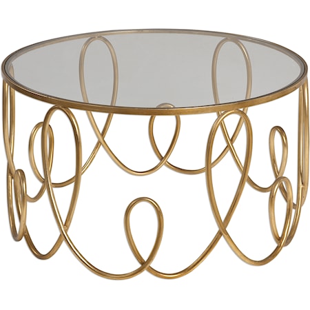 Brielle Gold Coffee Table